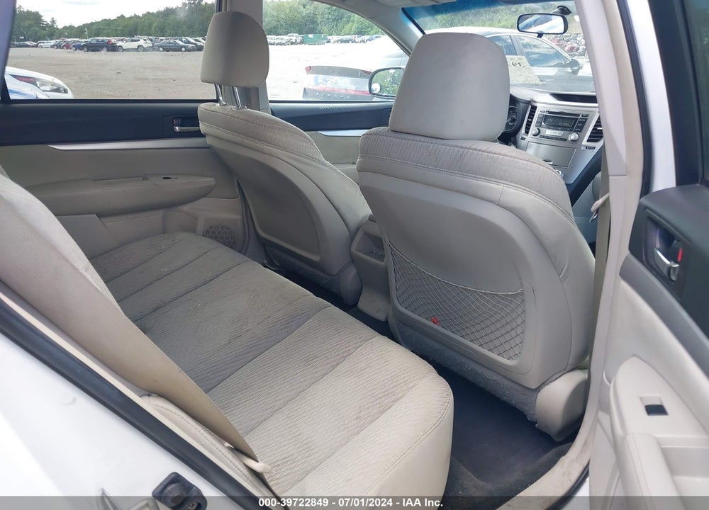 2012 SUBARU OUTBACK 2.5I PREMIUM VIN: 4S4BRBCC2C3206497