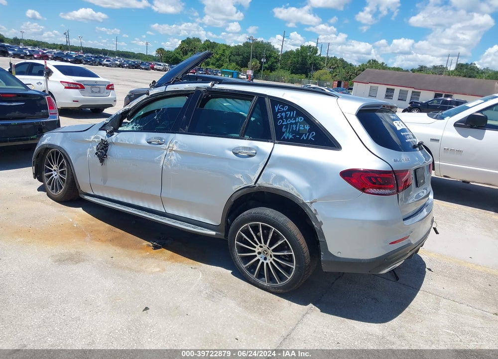 2022 MERCEDES-BENZ GLC 300 SUV VIN: W1N0G8DB8NG020610