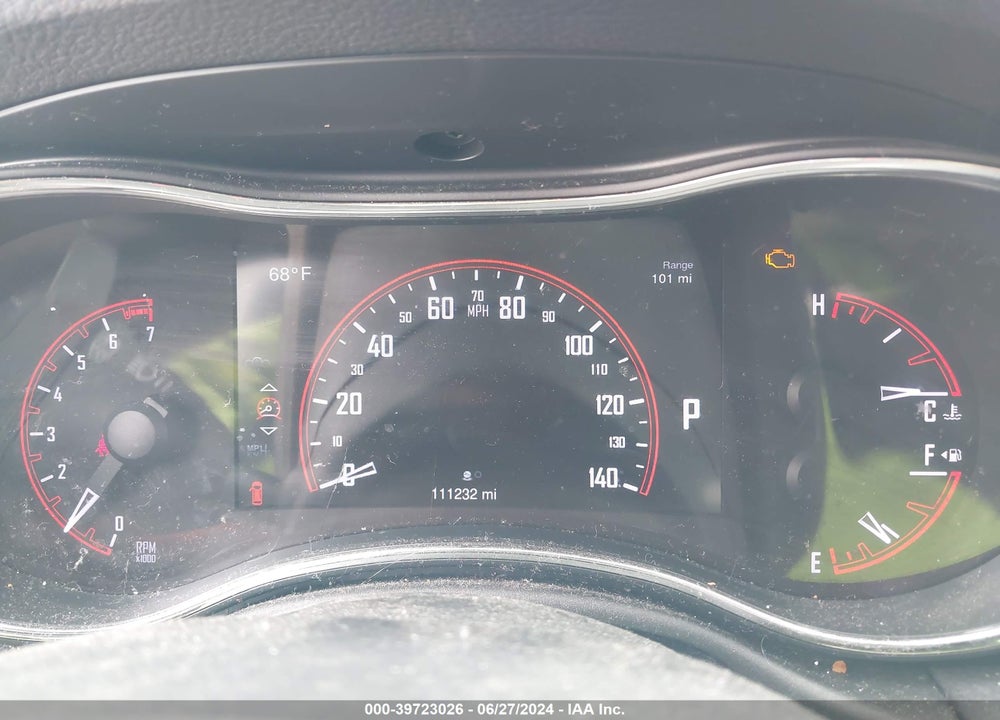 2015 DODGE DURANGO LIMITED VIN: 1C4RDJDG8FC896712