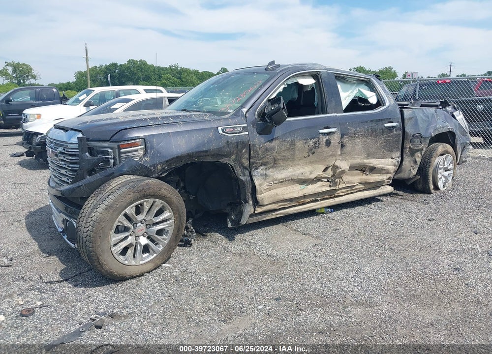 2022 GMC SIERRA 1500 4WD SHORT BOX DENALI VIN: 3GTUUGEL2NG681427