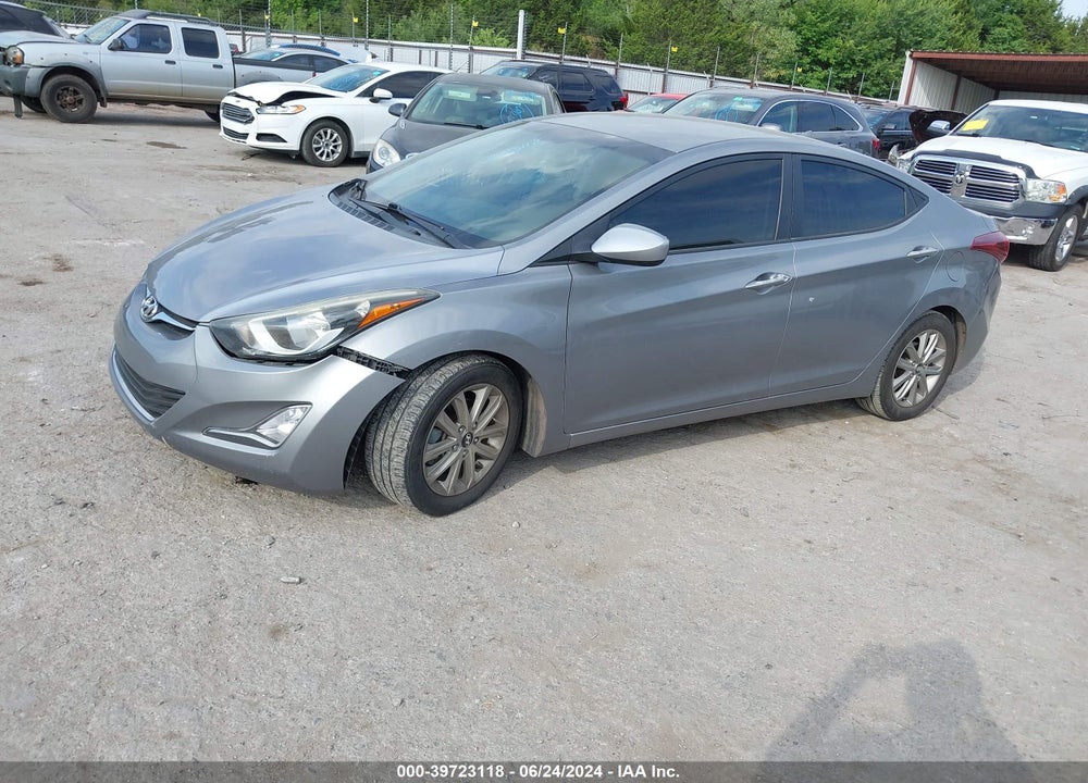 2014 HYUNDAI ELANTRA SE VIN: KMHDH4AE6EU111708