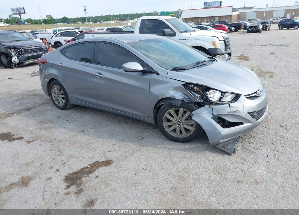 2014 HYUNDAI ELANTRA SE VIN: KMHDH4AE6EU111708