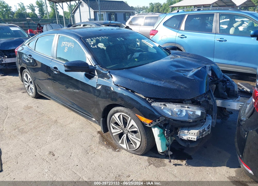 2018 HONDA CIVIC EX-L VIN: JHMFC1F74JX008427