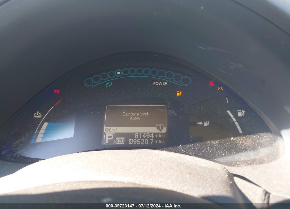 2016 NISSAN LEAF SV VIN: 1N4BZ0CP3GC304686