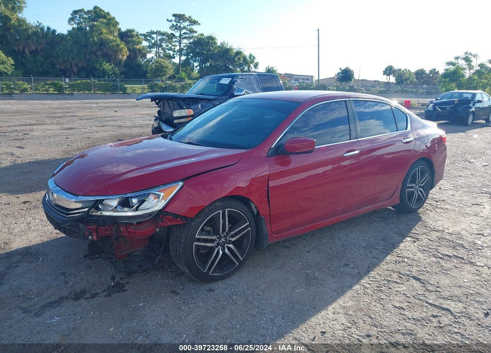 2017 HONDA ACCORD SPORT SE VIN: 1HGCR2F10HA059880