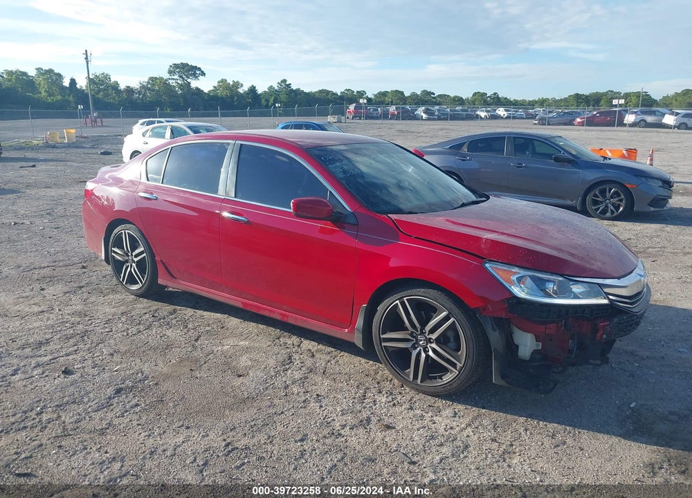 2017 HONDA ACCORD SPORT SE VIN: 1HGCR2F10HA059880