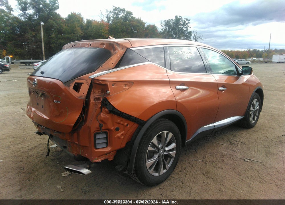 2016 NISSAN MURANO VIN: 5N1AZ2MHXGN112769