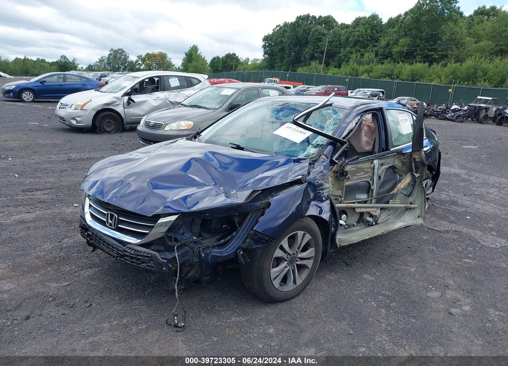 2013 HONDA ACCORD LX VIN: 1HGCR2F3XDA206329