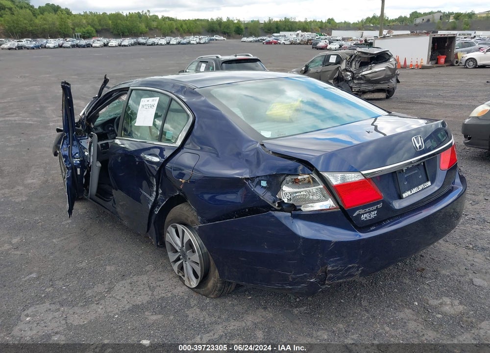 2013 HONDA ACCORD LX VIN: 1HGCR2F3XDA206329