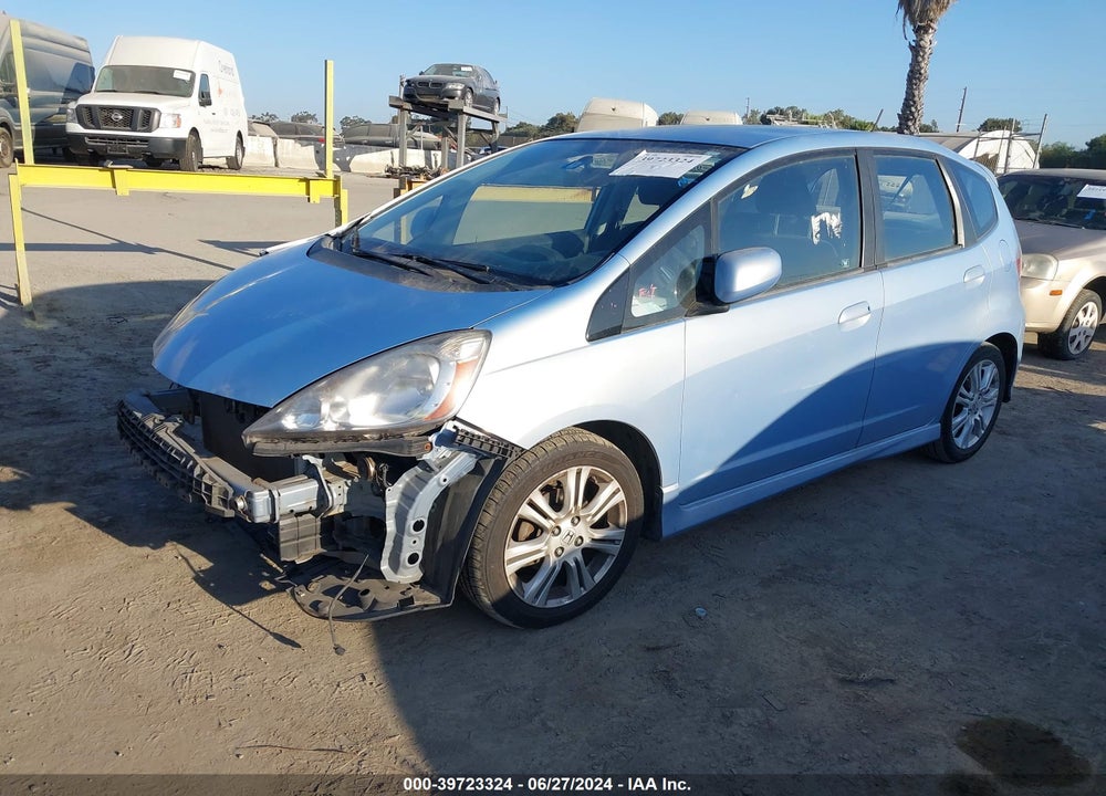 2010 HONDA FIT SPORT VIN: JHMGE8H43AC025463