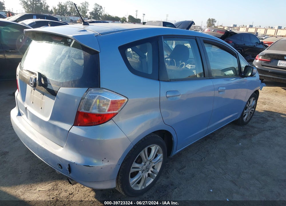 2010 HONDA FIT SPORT VIN: JHMGE8H43AC025463
