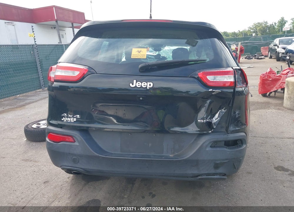 2015 JEEP CHEROKEE SPORT VIN: 1C4PJMAB8FW624475