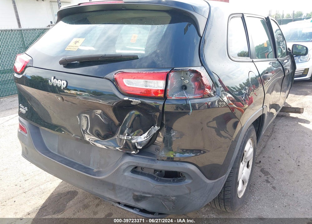 2015 JEEP CHEROKEE SPORT VIN: 1C4PJMAB8FW624475
