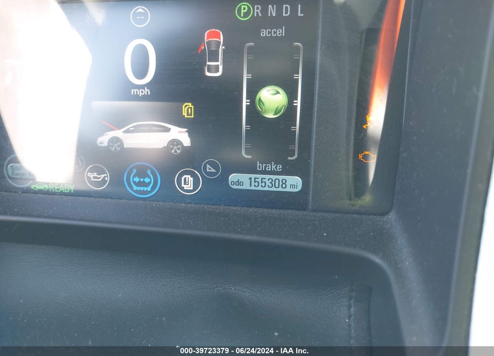 2012 CHEVROLET VOLT VIN: 1G1RE6E40CU126033
