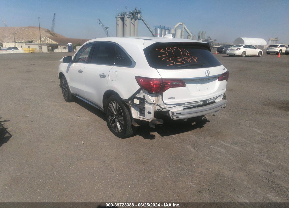 2020 ACURA MDX TECHNOLOGY PACKAGE VIN: 5J8YD4H5XLL032862