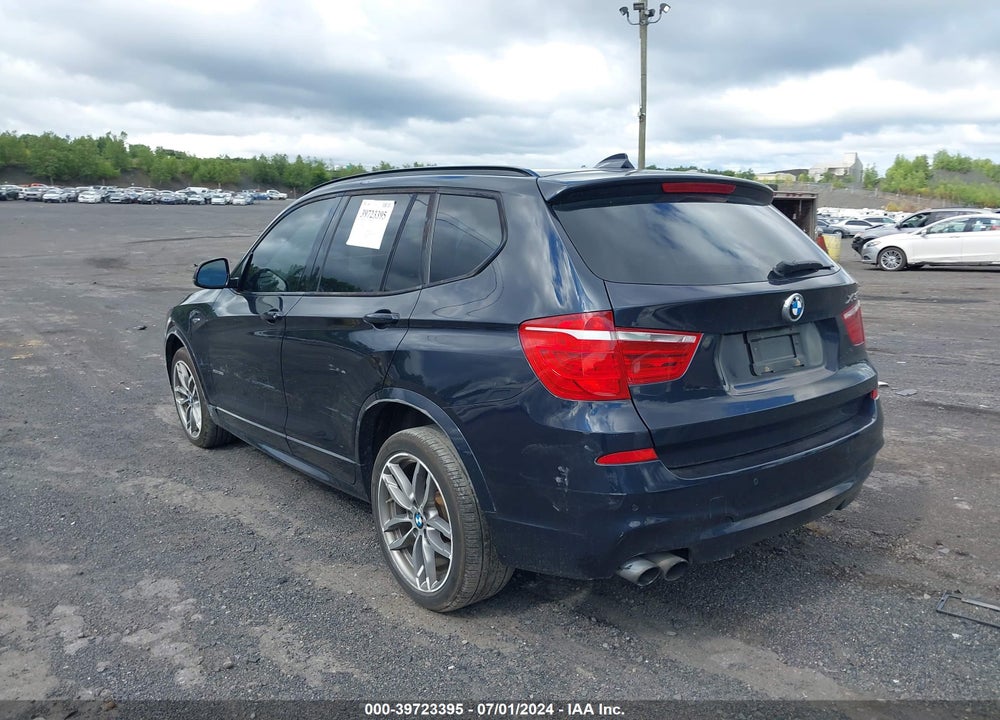 2017 BMW X3 XDRIVE35I VIN: 5UXWX7C54H0U40691