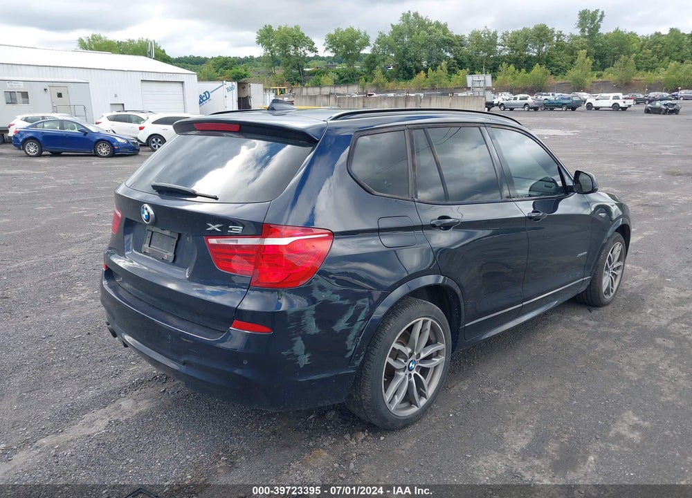 2017 BMW X3 XDRIVE35I VIN: 5UXWX7C54H0U40691