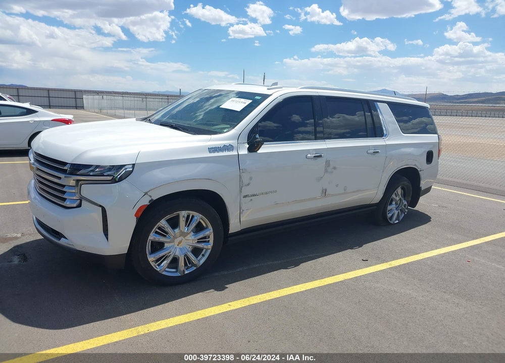2021 CHEVROLET SUBURBAN 4WD HIGH COUNTRY VIN: 1GNSKGKL5MR204059