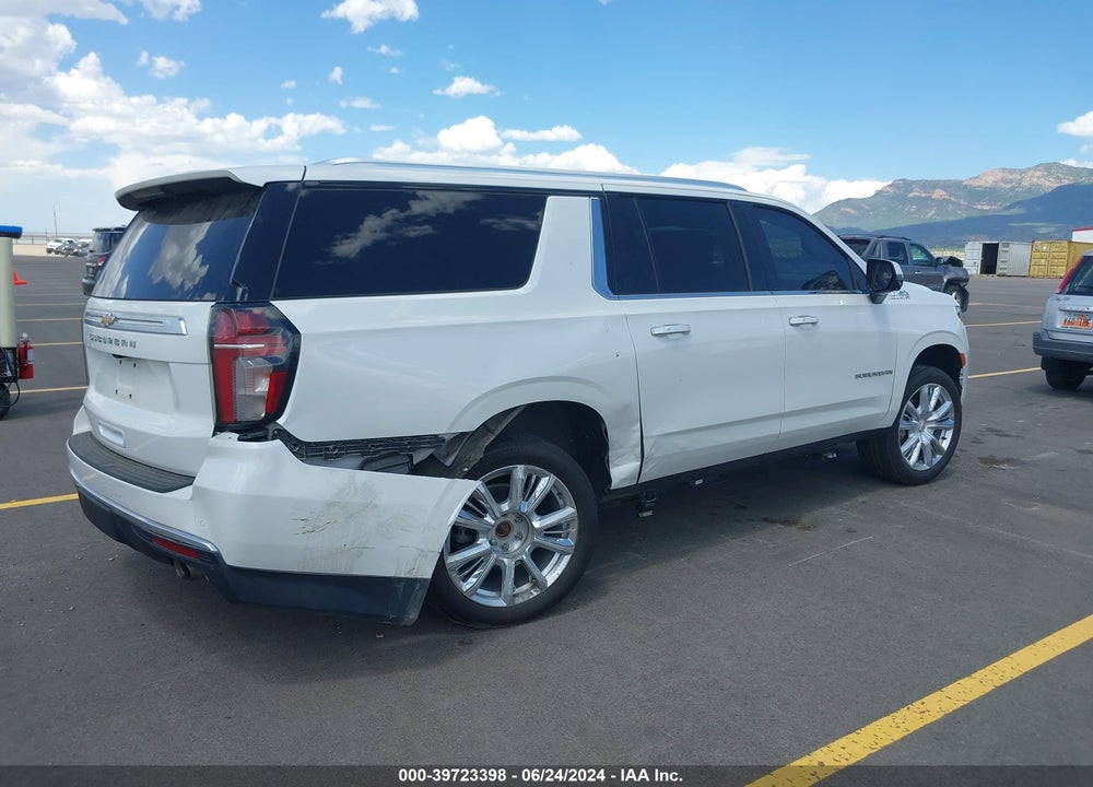 2021 CHEVROLET SUBURBAN 4WD HIGH COUNTRY VIN: 1GNSKGKL5MR204059