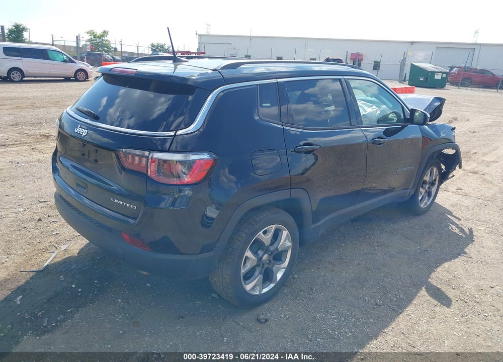 2018 JEEP COMPASS LIMITED 4X4 VIN: 3C4NJDCB1JT190600