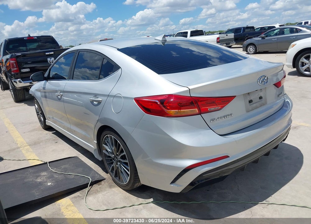 2018 HYUNDAI ELANTRA SPORT VIN: KMHD04LB8JU509975
