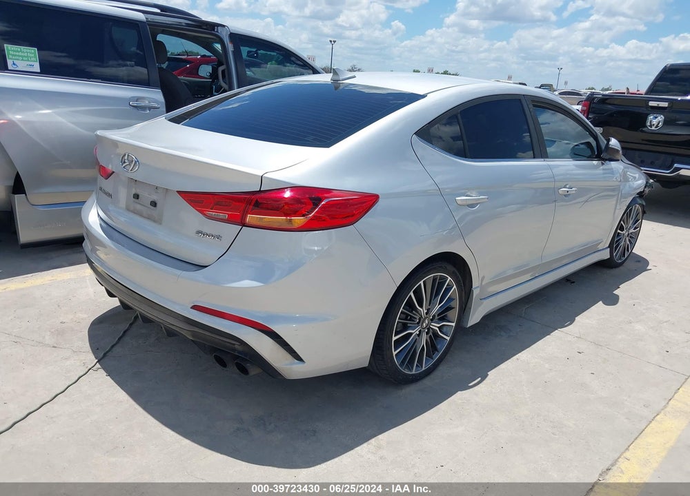 2018 HYUNDAI ELANTRA SPORT VIN: KMHD04LB8JU509975