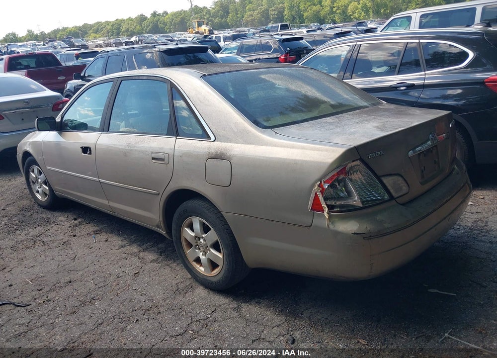 2002 TOYOTA AVALON XL VIN: 4T1BF28B72U205931