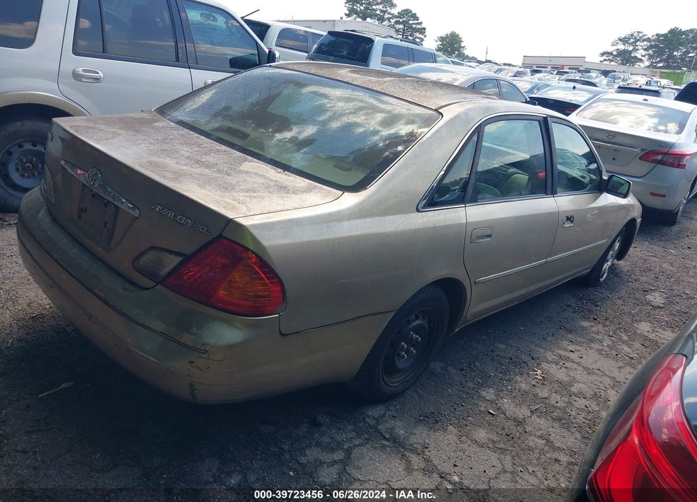 2002 TOYOTA AVALON XL VIN: 4T1BF28B72U205931