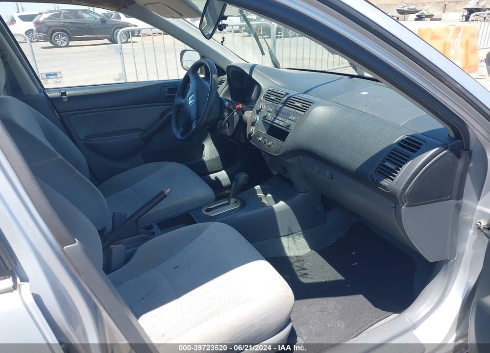 2001 HONDA CIVIC DX VIN: 2HGES16211H589363