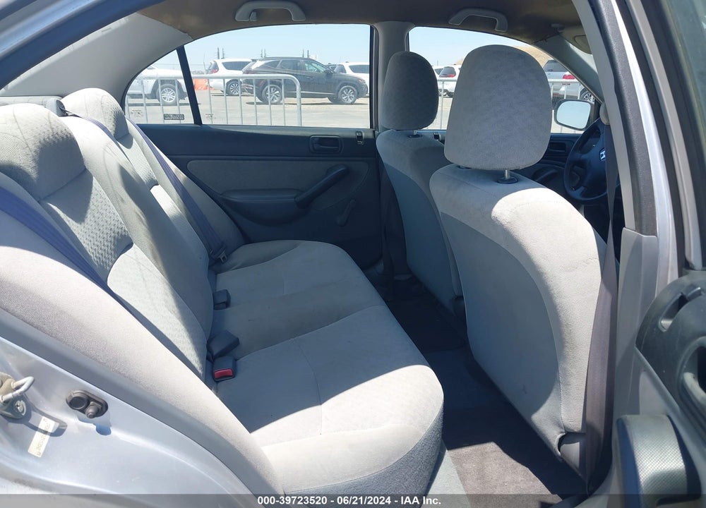 2001 HONDA CIVIC DX VIN: 2HGES16211H589363