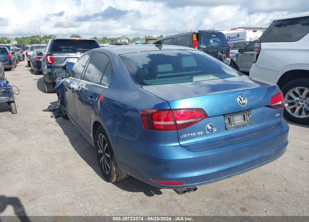 2017 VOLKSWAGEN JETTA 1.4T SE VIN: 3VWDB7AJ1HM279427