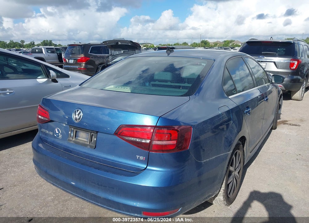 2017 VOLKSWAGEN JETTA 1.4T SE VIN: 3VWDB7AJ1HM279427