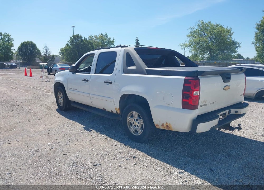 2007 CHEVROLET AVALANCHE 1500 LS VIN: 3GNEC12027G193135