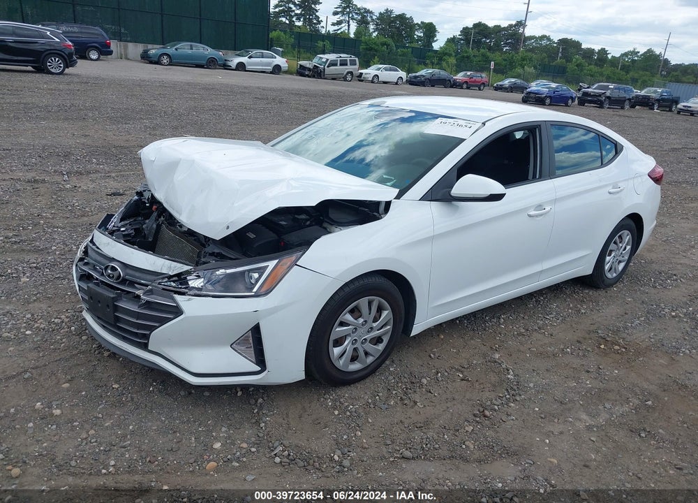 2019 HYUNDAI ELANTRA SE VIN: 5NPD74LF8KH445547