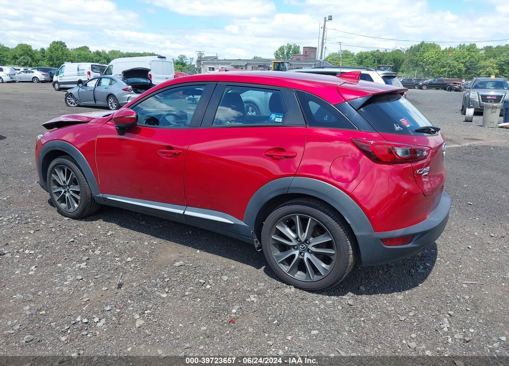 2017 MAZDA CX-3 GRAND TOURING VIN: JM1DKFD75H0168511
