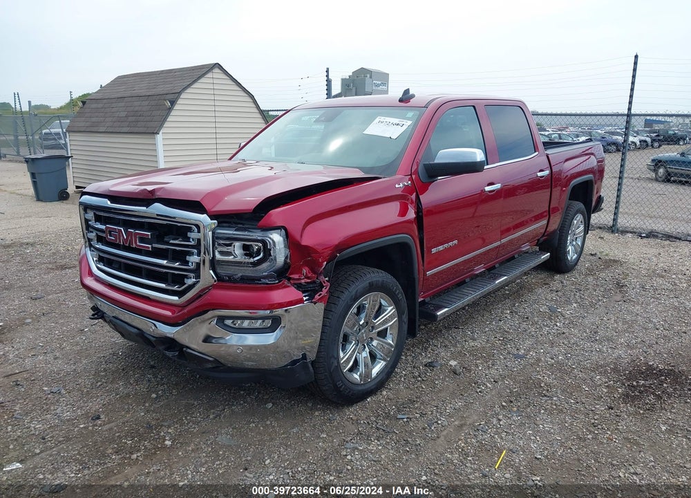 2018 GMC SIERRA 1500 SLT VIN: 3GTU2NECXJG634909