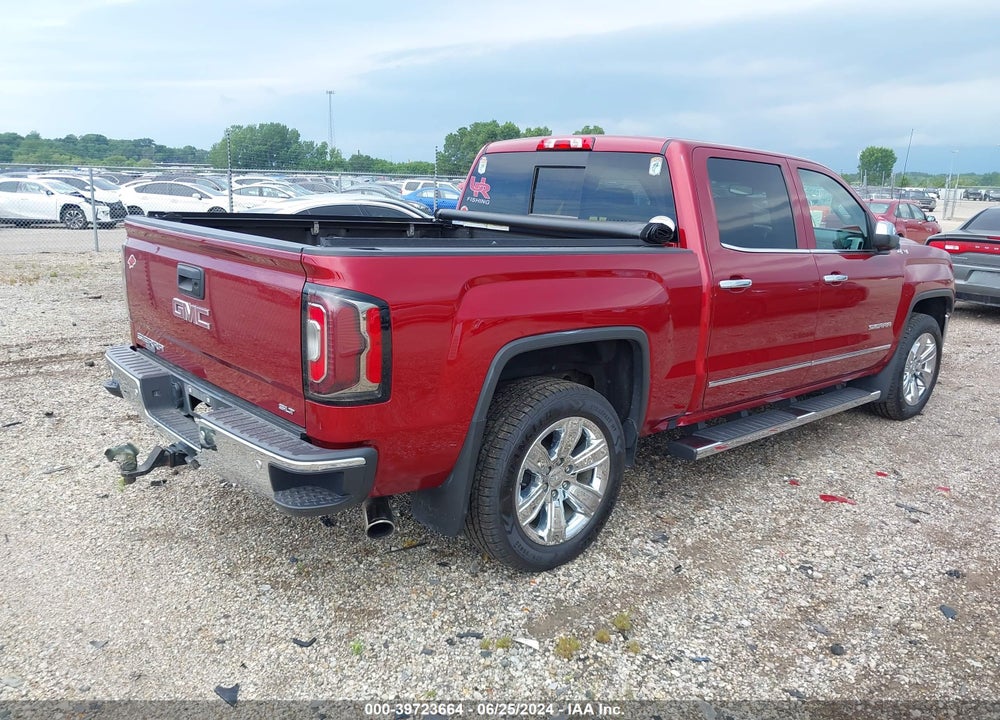 2018 GMC SIERRA 1500 SLT VIN: 3GTU2NECXJG634909