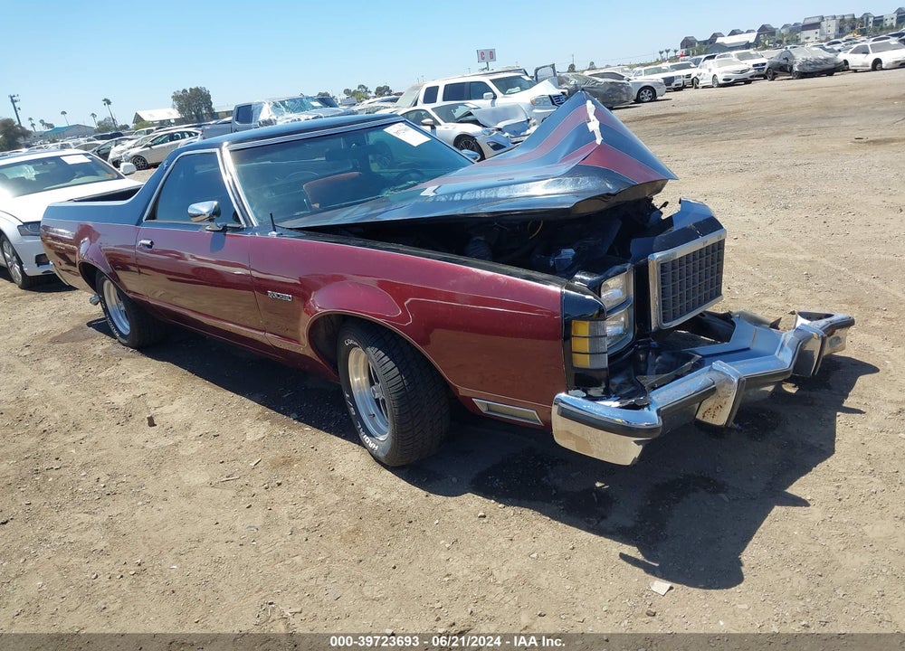 1979 FORD RANCHERO VIN: 9H48H162290