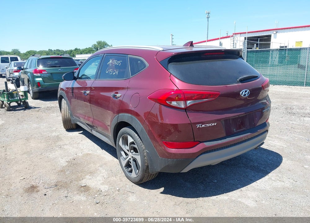 2017 HYUNDAI TUCSON LIMITED VIN: KM8J3CA26HU345143