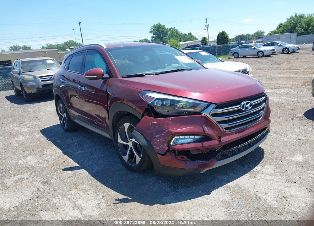 2017 HYUNDAI TUCSON LIMITED VIN: KM8J3CA26HU345143