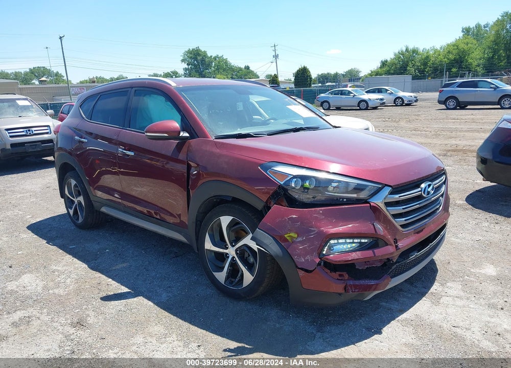 2017 HYUNDAI TUCSON LIMITED VIN: KM8J3CA26HU345143