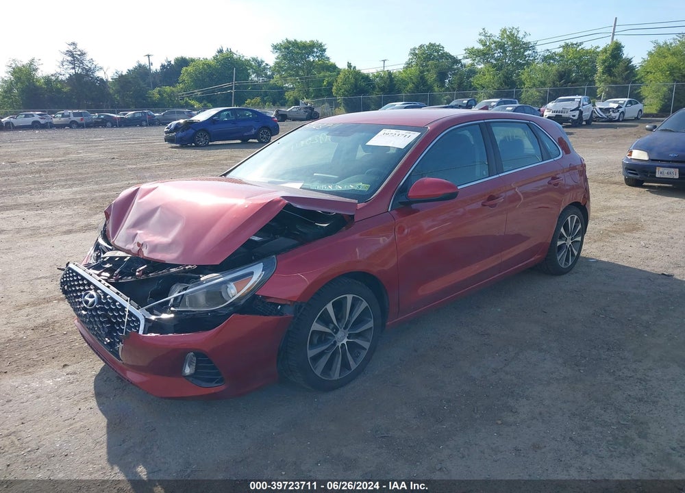 2018 HYUNDAI ELANTRA GT VIN: KMHH35LE3JU017301
