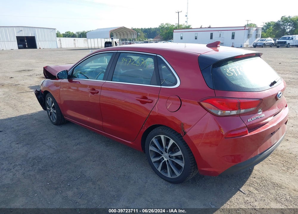 2018 HYUNDAI ELANTRA GT VIN: KMHH35LE3JU017301