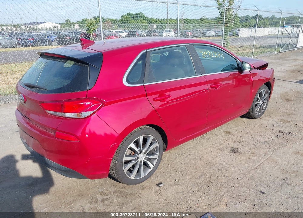 2018 HYUNDAI ELANTRA GT VIN: KMHH35LE3JU017301