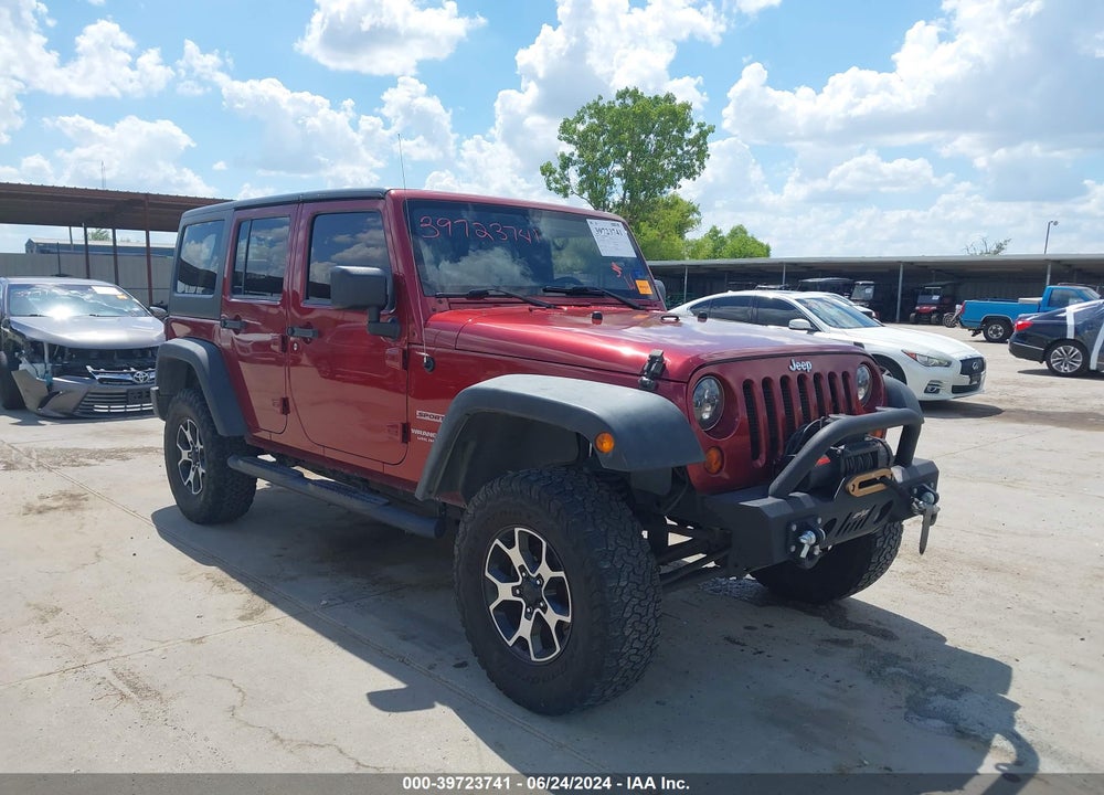 2013 JEEP WRANGLER UNLIMITED SPORT VIN: 1C4BJWDG6DL594470