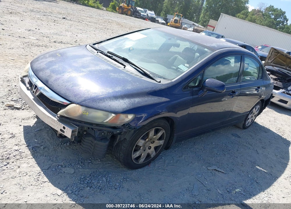 2010 HONDA CIVIC LX VIN: 2HGFA1F56AH574598