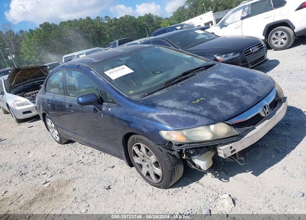 2010 HONDA CIVIC LX VIN: 2HGFA1F56AH574598