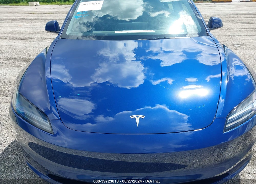 2024 TESLA MODEL 3 REAR-WHEEL DRIVE VIN: 5YJ3E1EA0RF755153