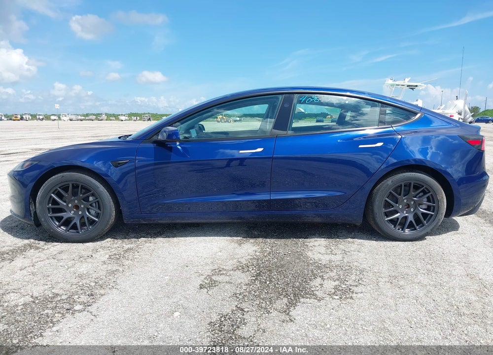 2024 TESLA MODEL 3 REAR-WHEEL DRIVE VIN: 5YJ3E1EA0RF755153