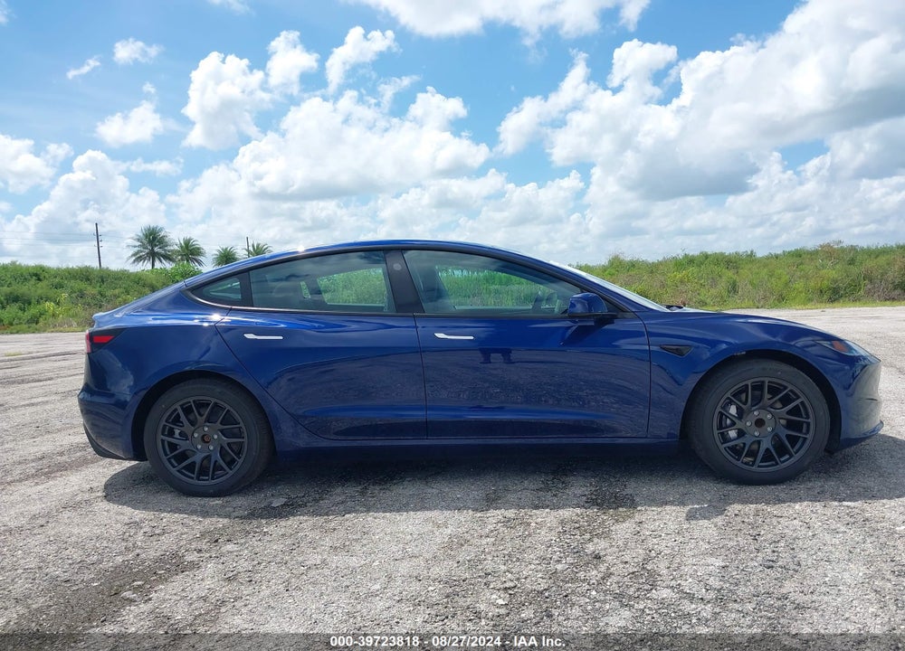 2024 TESLA MODEL 3 REAR-WHEEL DRIVE VIN: 5YJ3E1EA0RF755153